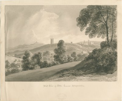 Alton "Opatství" od John Chessell Buckler