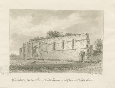 Brewood - Whiteladies Priory od John Chessell Buckler
