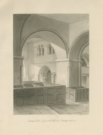 Forton - Aqualate Hall: rytina, nd [1653-1686] (tisk) od John Chessell Buckler