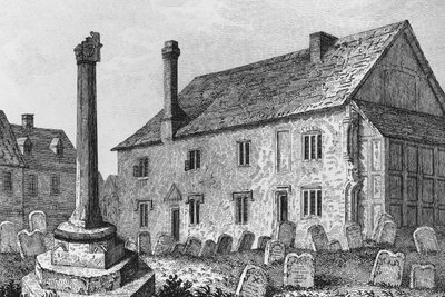 Gymnázium v Dorchester, Oxfordshire od John Chessell Buckler