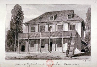 Jamaica House, Cherry Garden Street, Bermondsey, Londýn, 1827 od John Chessell Buckler