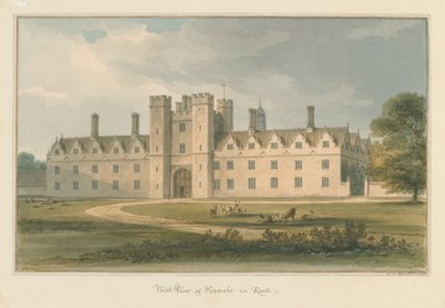 Kent - Knowle, 1811 od John Chessell Buckler