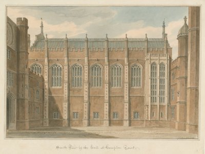 Middlesex - Hampton Court, 1811 od John Chessell Buckler
