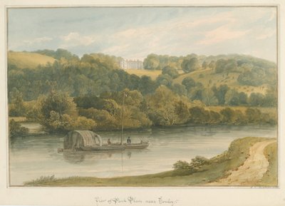 Oxfordshire – Henley upon Thames – Park Place, 1826 od John Chessell Buckler