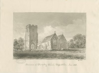 Kostel Rugeley od John Chessell Buckler
