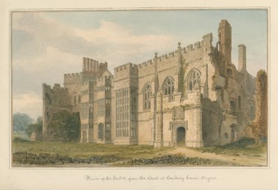 Sussex - Cowdray House od John Chessell Buckler