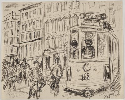 Linka 16 (tramvaj) jezdí za rohem od John Christensen