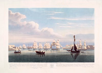 Nizozemské obchodní lodě opouštějící Portsmouth, 2. června od John Christian (after) Schetky