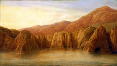 Záchrana nákladu a pokladů z HMS "Thetis" u mysu Frio v Brazílii poté, co se fregata 4. prosince potopila. od John Christian Schetky
