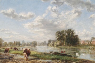 Orleans House, Twickenham, kolem roku 1825 od John Cleghorn