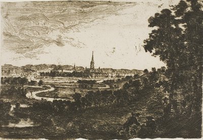 Salisbury z Wilton Parku od John Clerk of Eldin