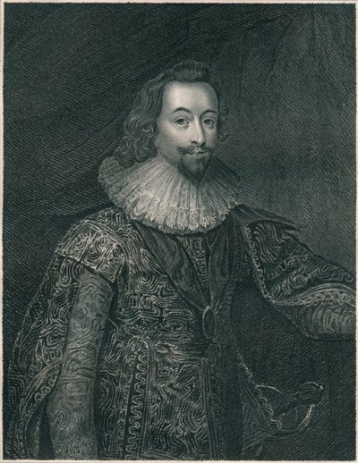 George Villiers, vévoda z Buckinghamu, 20. léta 17. století, počátek poloviny 19. století. od John Cochran