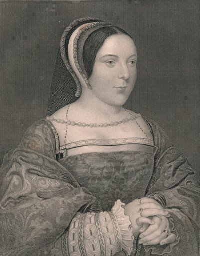 Markéta Tudorová. Skotská královna, c1525, počátek poloviny 19. století. od John Cochran