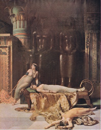 Smrt Kleopatry od John Collier