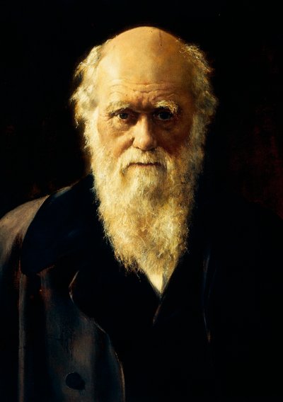 Portrét Charlese Darwina od John Collier