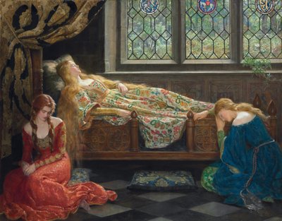 Spící kráska od John Collier