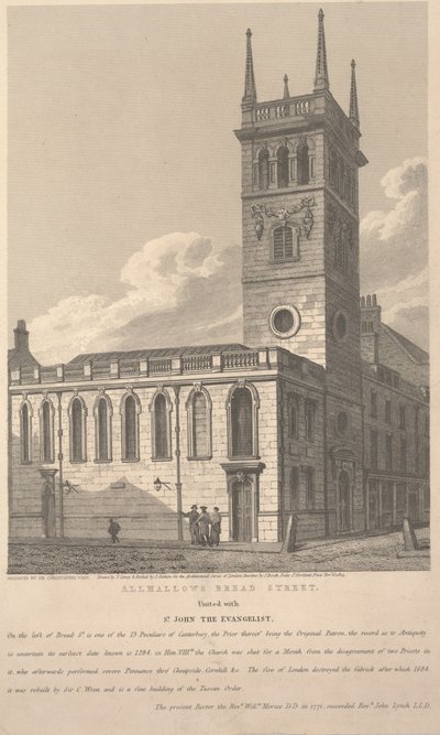 All Hallows Bread Street od John Coney