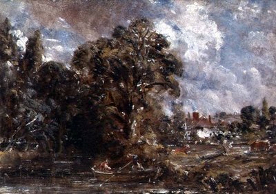 Statek blízko břehu od John Constable