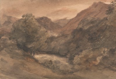 Borrowdale: Večer po krásném dni, 1. října 1806 od John Constable