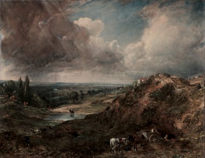 Branch Hill Pond, Hampstead, 1828. od John Constable