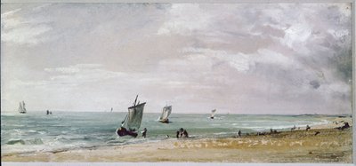 Brighton Beach (olej na plátně od John Constable