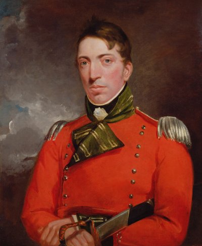 Kapitán Richard Gubbins, kolem 1804-05 (olej na plátně) od John Constable