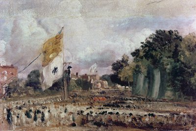 Oslava všeobecného míru z roku 1814 ve východním Bergholtu, 1814 od John Constable
