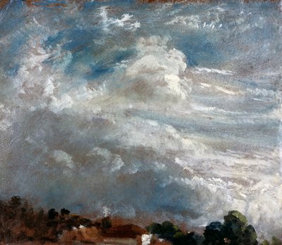 Studie mraků: Horizont stromů od John Constable