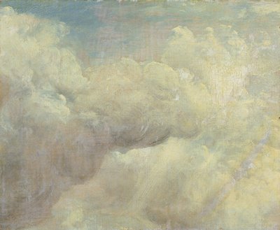 Cloud Study, cca 1821 (olej na plátně) od John Constable