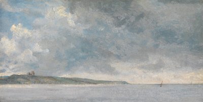 Pobřežní scéna s útesy, ca. 1814. od John Constable