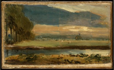 Kostel v Dedhamu od Flatfordu od John Constable