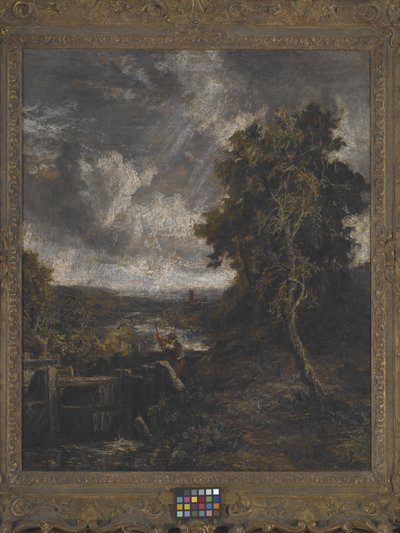 East Bergholt - zámek na Stour (olej na plátně) od John Constable