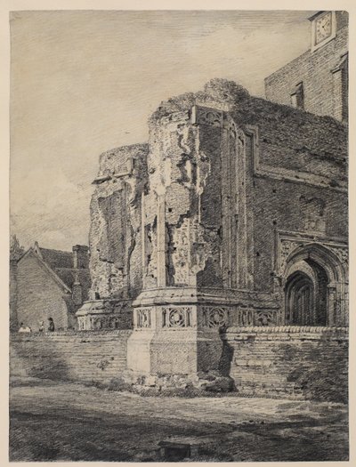 East Bergholt Church, od jihozápadu, c.1815-17 od John Constable