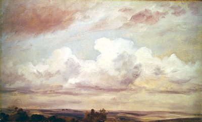 Rozsáhlá krajina (olej na plátně) od John Constable
