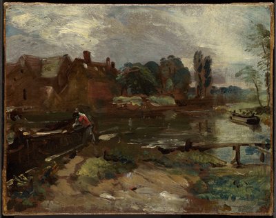 Flatford Mill od zdymadla od John Constable