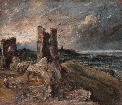 Hrad Hadleigh, 1828 až 1829. od John Constable