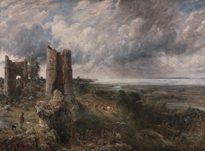 Hrad Hadleigh, Ústa Temže – ráno po bouřlivé noci od John Constable
