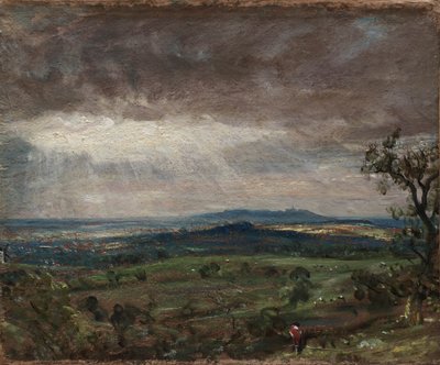 Hampstead Heath, Pohled směrem k Harrowovi, kolem roku 1821 od John Constable