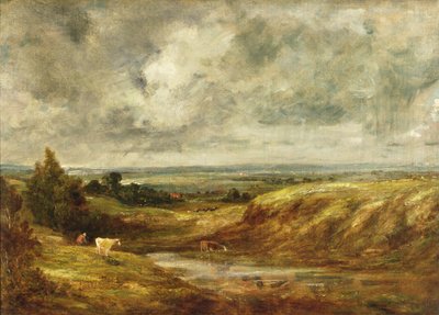 Hampstead Heath, kolem 1825-30 od John Constable