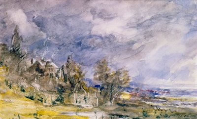 Hampstead Heath z blízkosti Well Walk, 1834 od John Constable