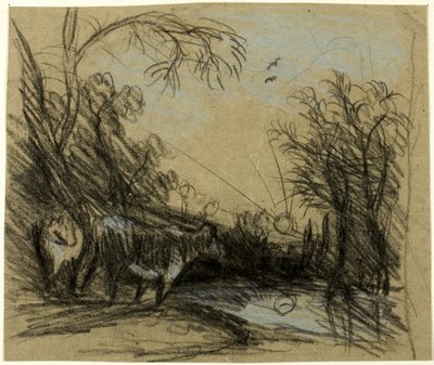 Krajina s krávami od John Constable