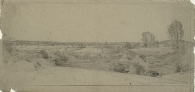 Krajina s výhledem na Dedham Vale při pohledu z Langhamu od John Constable
