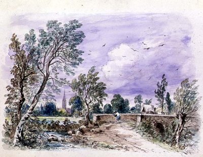 Most Milford Bridge od John Constable