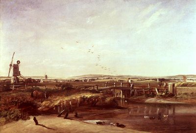 Mistley, Valley of the Stour (olej na plátně) od John Constable