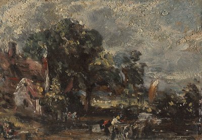 Náčrt pro "The Haywain" od John Constable