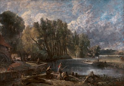 Stratford Mill, 1819 až 1820. od John Constable