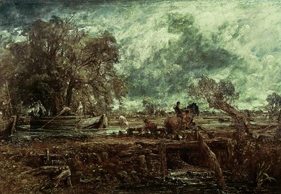 Studie pro skákajícího koně, c.1825 od John Constable