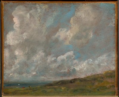 Studie mraků nad krajinou od John Constable