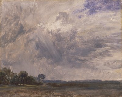 Studie zamračené oblohy od John Constable