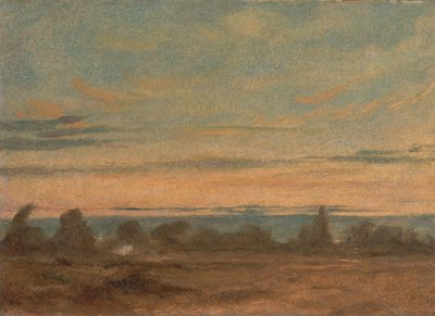 Letní - večerní krajina, ca. 1825. od John Constable